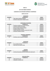 GEOGRAFIA SOCIOLOGIA E FILOSOFIA