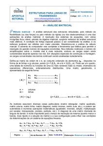 IV -3 - Análise matricial simplificado