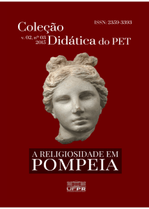 A religiosidade em Pompeia Coleção Didática PET História