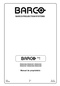 BARCO PROJECTION SYSTEMS