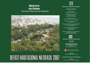 Déficit Habitacional no Brasil - Fundação João Pinheiro