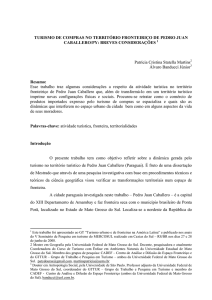 turismo de compras no território fronteiriço de pedro juan caballero