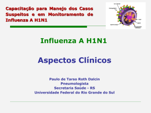 Influenza suína - Secretaria da Saúde