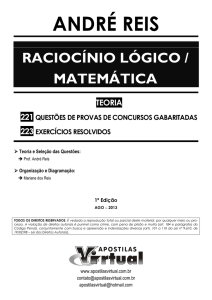 Raciocínio Lógico / Matemática