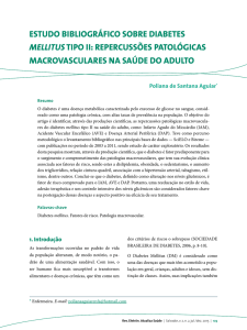 estudo bibliográfico sobre diabetes mellitus tipo ii: repercussões