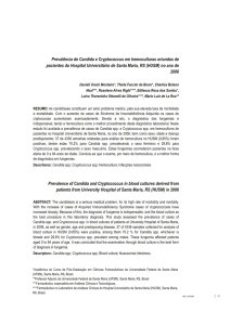 Prevalência de Candida e Cryptococcus em hemoculturas oriundas