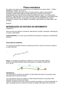 Física mecânica - cursinho ativo da unesp