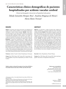 Características clínico-demográficas de pacientes hospitalizados
