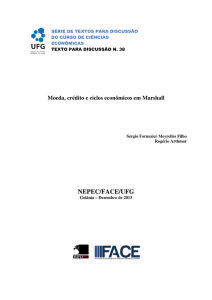 Moeda, crédito e ciclos econômicos em Marshall
