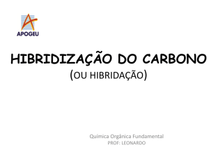 hibridização do carbono