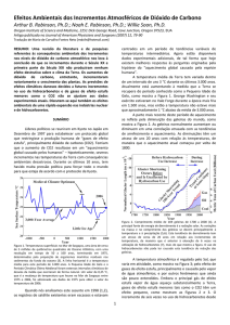 Efeitos Ambientais dos Incrementos Atmosféricos de Dióxido de