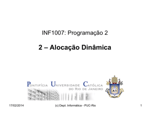 Alocação Dinâmica - DI PUC-Rio