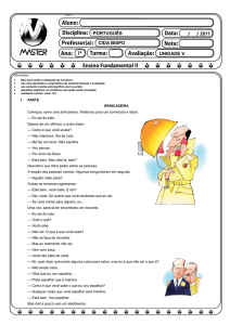2011 português cida bispo 7º unidade v