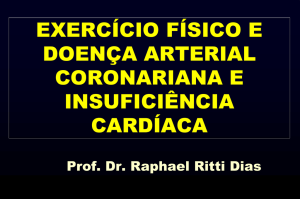 exercício físico e doença arterial coronariana e insuficiência