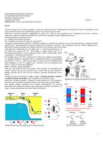 Transistores de junção - Universidade Federal do Piauí