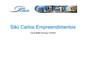 Visão Geral - São Carlos Empreendimentos