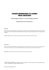 POLUIÇÃO MICROBIOLÓGICA DE ALGUMAS PRAIAS BRASILEIRAS