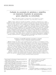 Avaliação da associação de quinolona e ampicilina no tratamento
