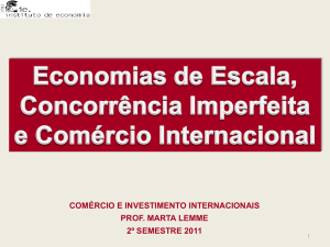 Concorrência imperfeita - Instituto de Economia