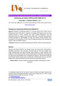 Oxicloreto de Fósforo (POCl3) (CAS 10025-87-3)