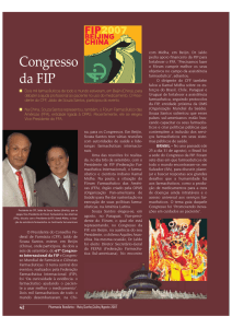 Congresso da FIP - Conselho Federal de Farmácia