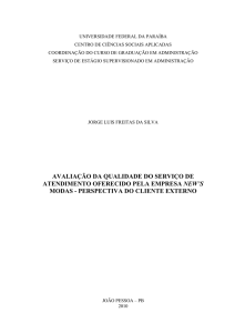 avaliação da qualidade do serviço de atendimento