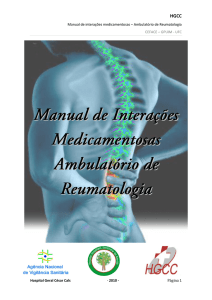 Manual de Reumatologia - Hospital Geral Dr. César Cals