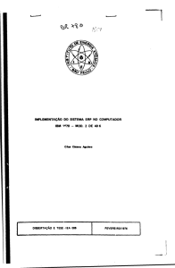 implementação do sistema erp no computador ibm 1«70