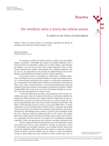 Resenha Um veredicto sobre a teoria das esferas sociais