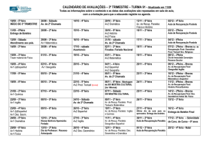 3º TRIMESTRE – TURMA 91