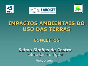 impactos ambientais do uso das terras - LABOGEF