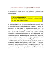 Lei dos transformadores e seu princípio de funcionamento Os