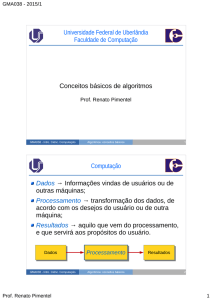Algoritmos: conceitos básicos
