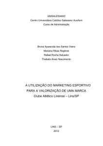 A UTILIZAÇÃO DO MARKETING ESPORTIVO