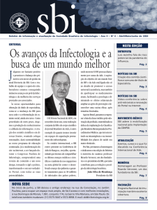 Boletim SBI: ano II - nº 06 - Sociedade Brasileira de Infectologia