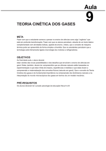 teoria cinética dos gases