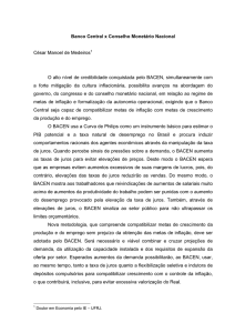 Banco Central x Conselho Monetário Nacional César Manoel de