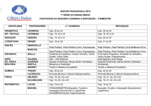 1 serie do ensino medio - cont. 2 chamada e reposicao-1 serie