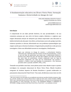 A fundamentação educativa em Álvaro Vieira Pinto: formação