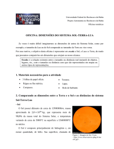 OFICINA: DIMENSÕES DO SISTEMA SOL-TERRA