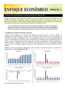 Ceará tem grande destaque na balança - Ipece