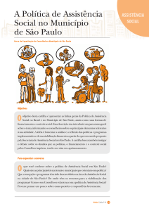A Política de Assistência Social no Município de São Paulo