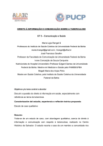 Comunicação e Saúde Maria Ligia Rangel
