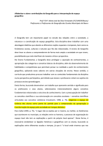 Alfabetizar o aluno contribuiÃ§Ãµes da Geografia para a interpretaÃ