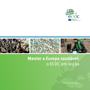 Manter a Europa saudável: o ECDC em acção