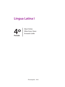 Lingua Latina I. Mauri Furlan, Zilma Gesser Nunes, Fernando Coelho