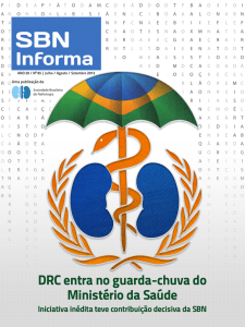 DRC entra no guarda-chuva do Ministério da Saúde