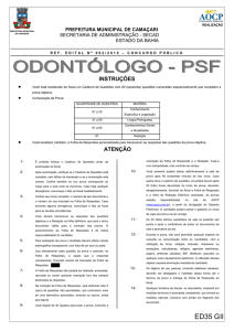 Odontólogo PSF