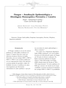 Artigo de atualização Dengue - Instituto Hahnemanniano do Brasil