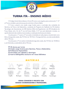 Carta Turma ITA - Colégio Santa Maria